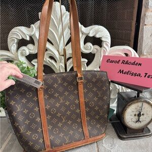 Louis Vuitton Brown Monogram Babylone Tote Bag